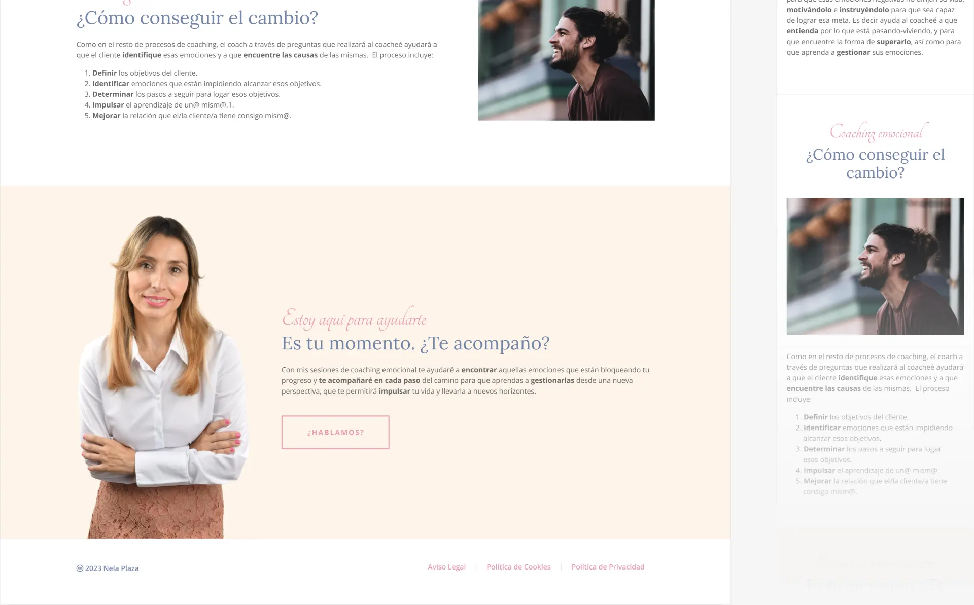 Nela Plaza | Coaching emocional