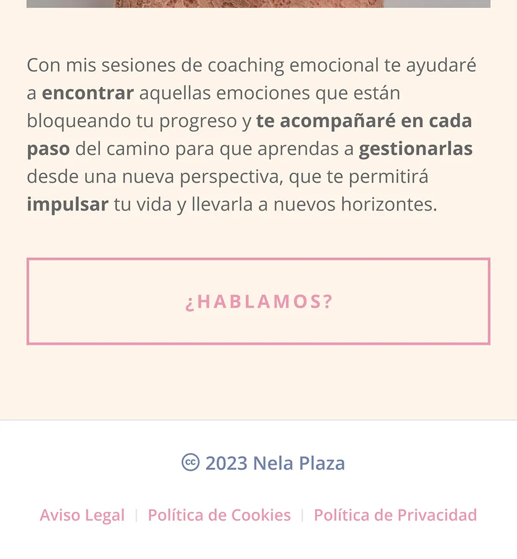 Nela Plaza | Coaching emocional