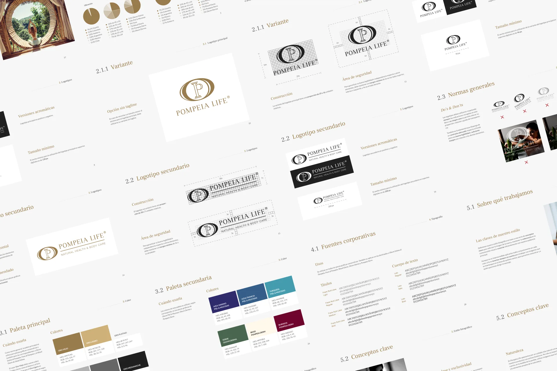 Pompeia Life | diseño de identidad