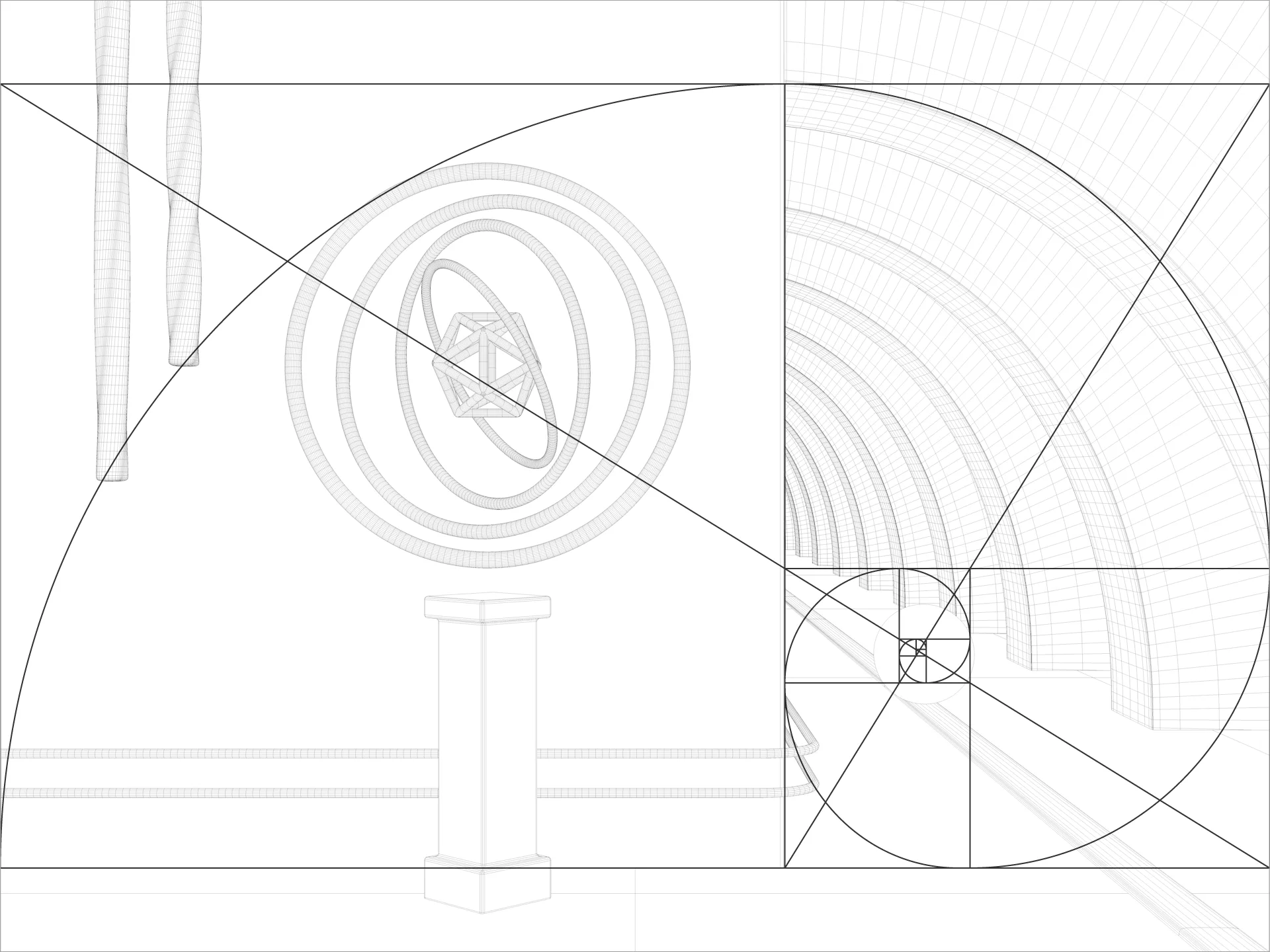 Sala Áurea - Composition