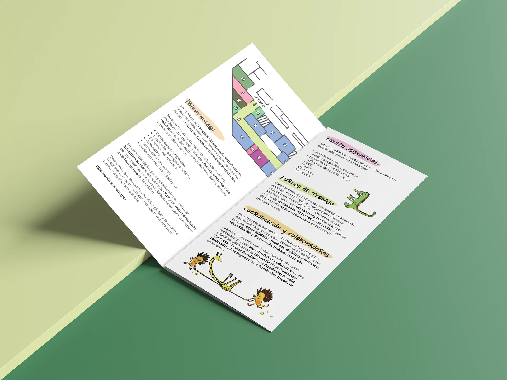 Hospital Vall d'Hebron | UCIP brochure design