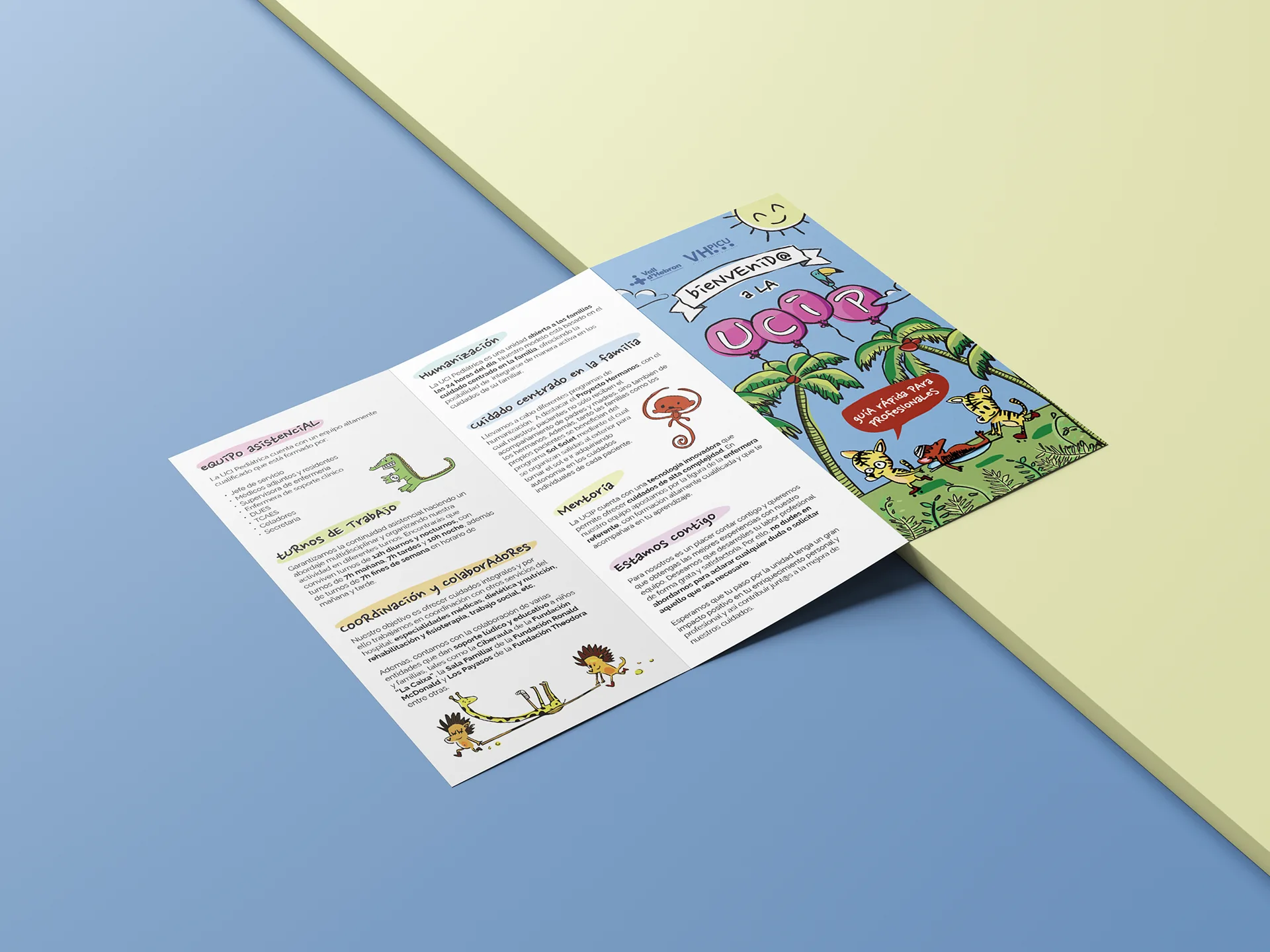 Hospital Vall d'Hebron | UCIP brochure design