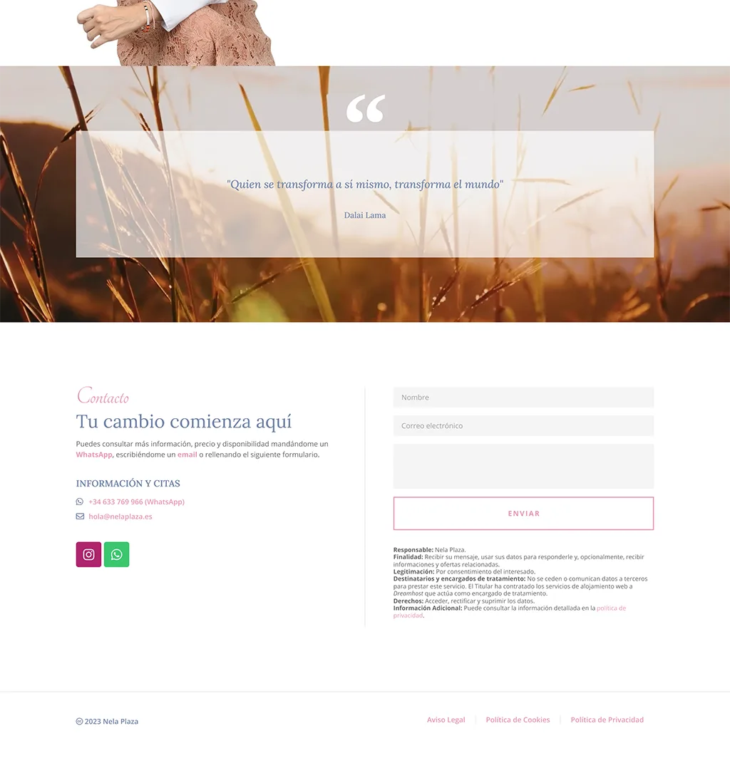 Nela Plaza - Website Home